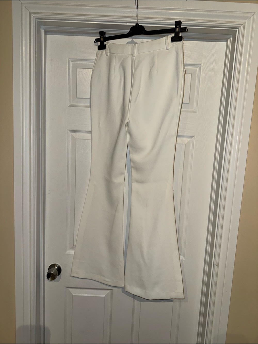 Catchall Cropped Embellished Blazer & High-Waist Wide-Leg Pants Set - White - Picture 14 of 14